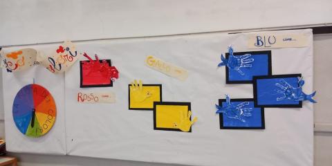 cartellone con i colori