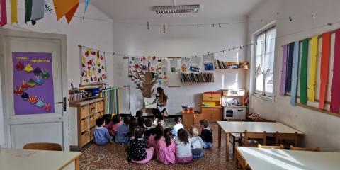 attività di lettura scuola Tina Quaglia