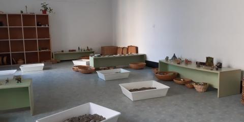 aula sabbiera scuola Santa Sofia