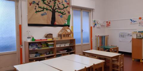 interno aula scuola Santa Sofia