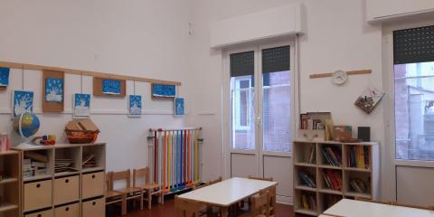 interno aula scuola Santa Sofia