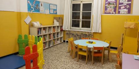angolo biblioteca scuola Emanuele Luzzati