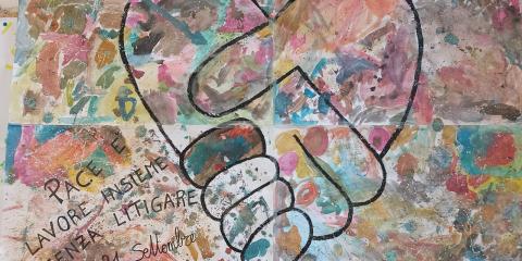 cartellone su la pace