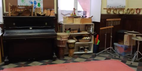 salone col pianoforte 