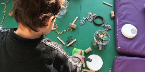 attività e giochi in sezione