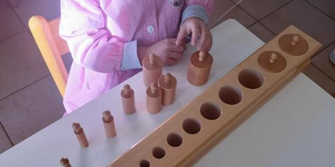attività montessoriana in classe