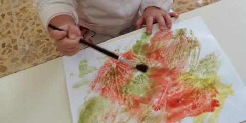 attività di pittura