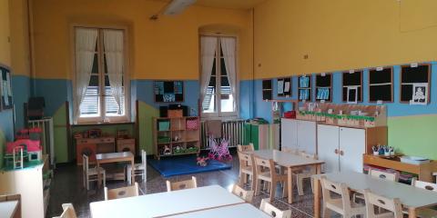 un'aula di sezione
