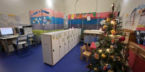 ingresso con mobiletti