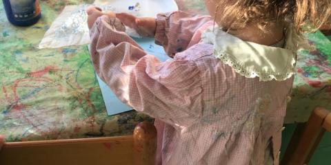 attività di pittura