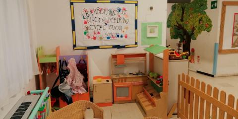 angolo gioco simbolico scuola Montale