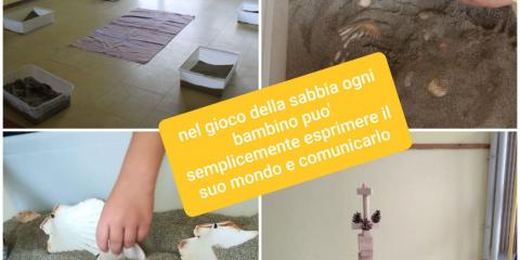 gioco con la  sabbia