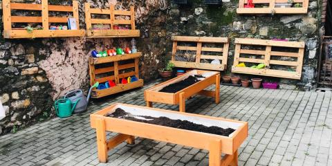 vasche per giardinaggio e attrezzi