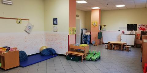 interno aula nido Fabbrica dei sogni