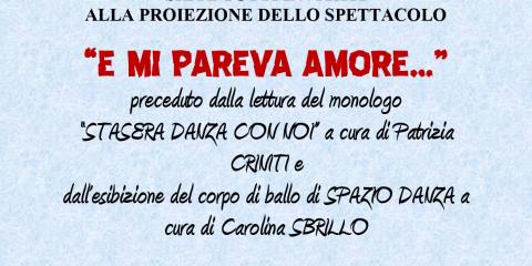 e mi pareva amore