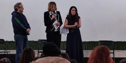 L'assessore Brusoni, il sig. Cimaschi, l'ass. Marziano