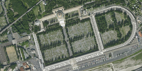 Cimitero dall'alto
