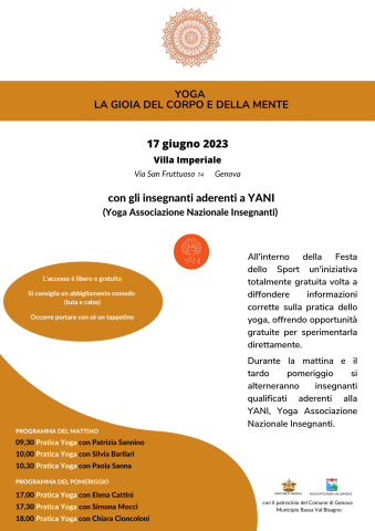 Yoga - la gioia del corpo e della mente Yoga - la gioia del corpo e della mente