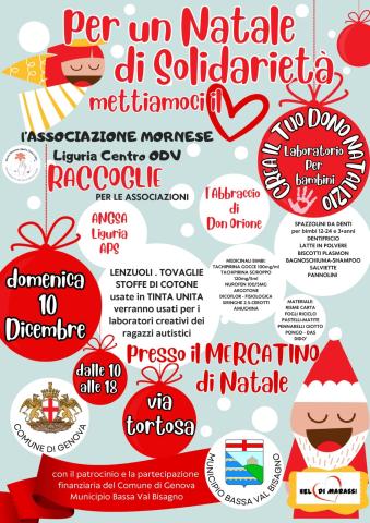 Laboratorio presso il mercatino di Natale