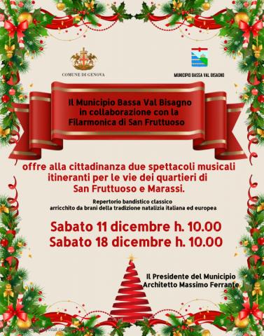 Spettacoli musicali itineranti - Banda marciante della Filarmonica di San Fruttuoso