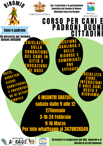 Cani e padroni buoni cittadini