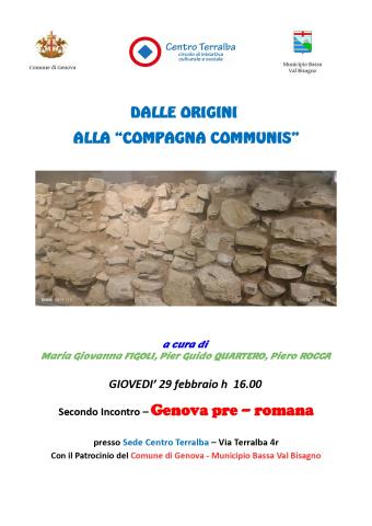 Dalle origini alla Compagna Communis - Genova pre-romana.