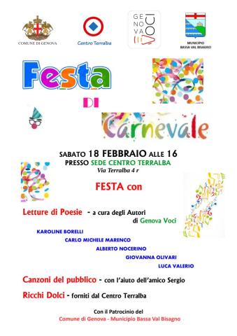 Festa di Carnevale al Centro Terralba