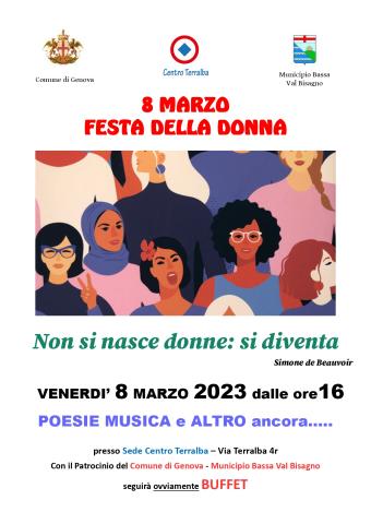 8 marzo Festa della Donna - Poesie, musica e altro ancora...
