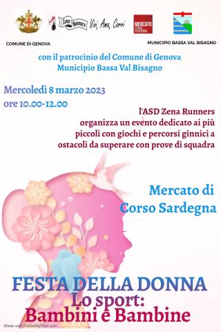 Festa della Donna. Lo Sport: Bambini e Bambine