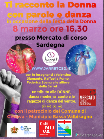Ti racconto la Donna con parole e danza Ti racconto la Donna con parole e danza