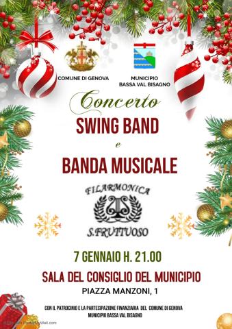 Concerto della Swing Band e della Banda Musicale della Filarmonica di San Fruttuoso Concerto della Swing Band e della Banda Musicale della Filarmonica di San Fruttuoso