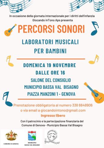 Percorsi sonori - laboratori musicali per l'infanzia