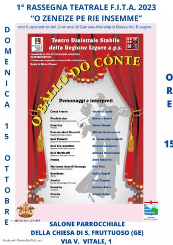 "O ballo do Conte" - commedia brillante in lingua genovese