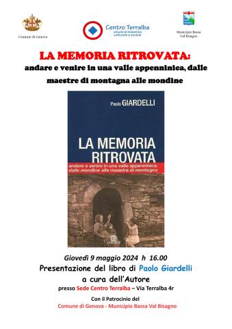La memoria ritrovata-presentazione libro