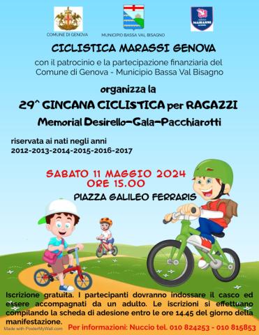29^ Gincana ciclistica per ragazzi 29^ Gincana ciclistica per ragazzi