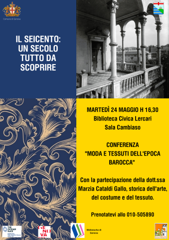 Conferenza “Moda e tessuti dell’epoca barocca”
