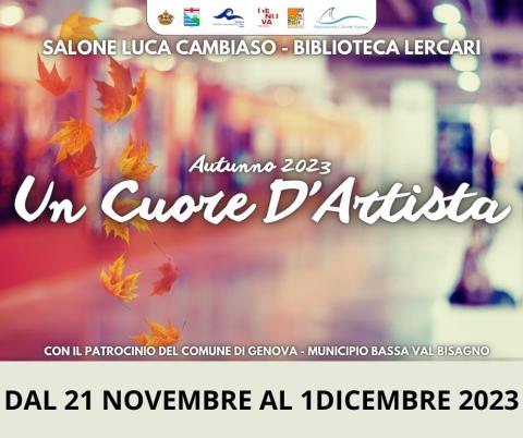 Un cuore d'artista - Autunno 2023 Un cuore d'artista - Autunno 2023