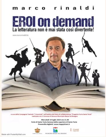 Eroi on demand. La letteratura non è mai stata così divertente!