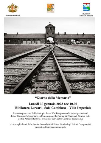 Giorno della Memoria - incontro a Villa Imperiale Giorno della Memoria - incontro a Villa Imperiale