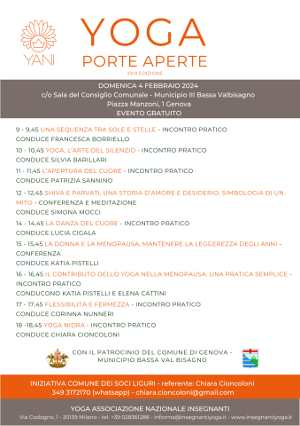 Yoga a porte aperte Yoga a porte aperte