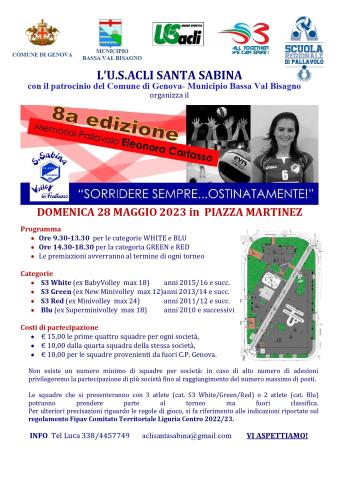 VIII Memorial Minivolley "Eleonora Cartasso"