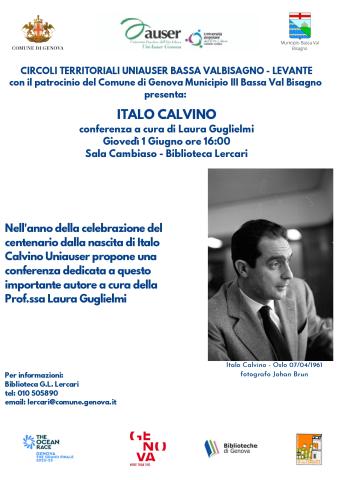 Italo Calvino-conferenza nel centenario della nascita Italo Calvino-conferenza nel centenario della nascita