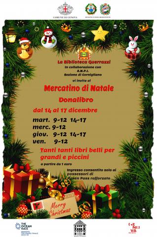 Locandina Mercatino di Natale - Donalibro