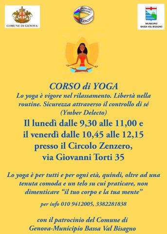 Corso di Yoga allo Zenzero