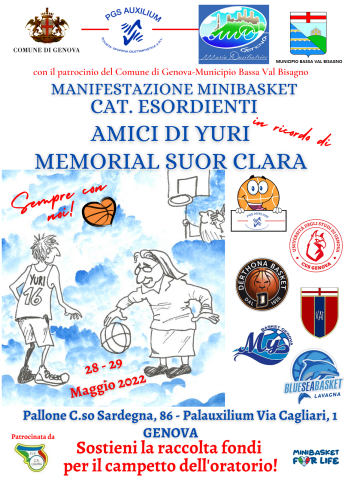 Manifestazione Minibasket cat. Esordienti “Amici di Yuri Memorial suor Clara”