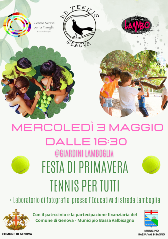 Festa di Primavera-Tennis per tutti Festa di Primavera-Tennis per tutti
