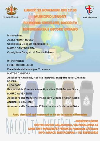 Economia circolare, raccolta differenziata e decoro urbano Economia circolare, raccolta differenziata e decoro urbano