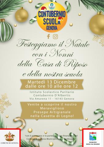 Festeggiamo il Natale insieme ai Nonni della Casa di Riposo e della nostra Scuola Festeggiamo il Natale insieme ai Nonni della Casa di Riposo e della nostra Scuola