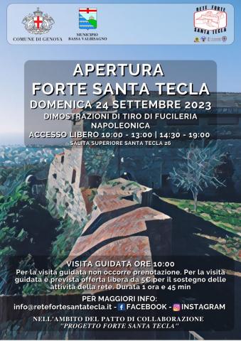 Apertura Forte Santa Tecla