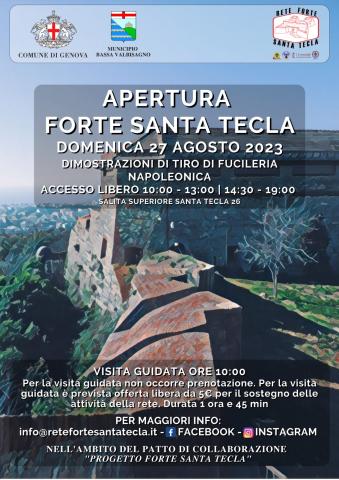 Apertura Forte Santa Tecla